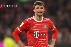 Tiền đạo Thomas Muller đã tỏ ra phấn khích với Kai Havertz