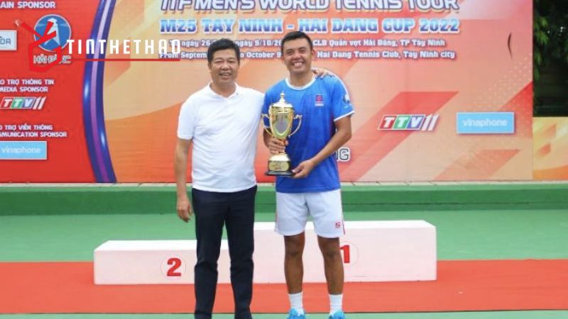 Lý Hoàng Nam lần đầu vô địch giải ITF Men WTT M25 Tây Ninh