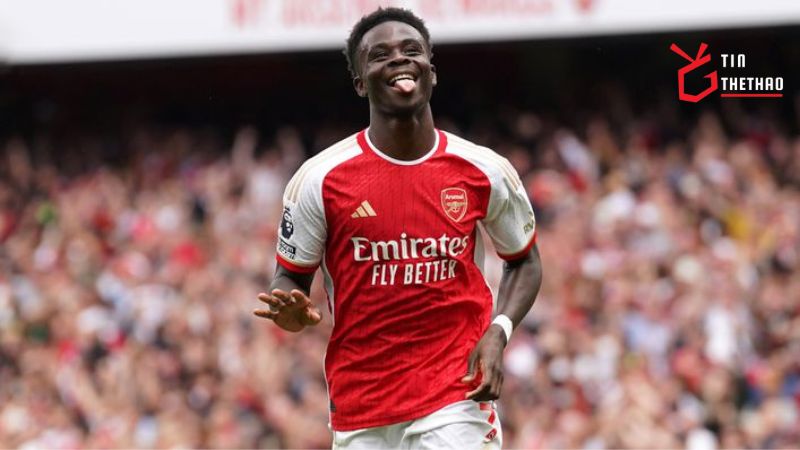 6. Bukayo Saka (Arsenal - 166,1 triệu bảng)